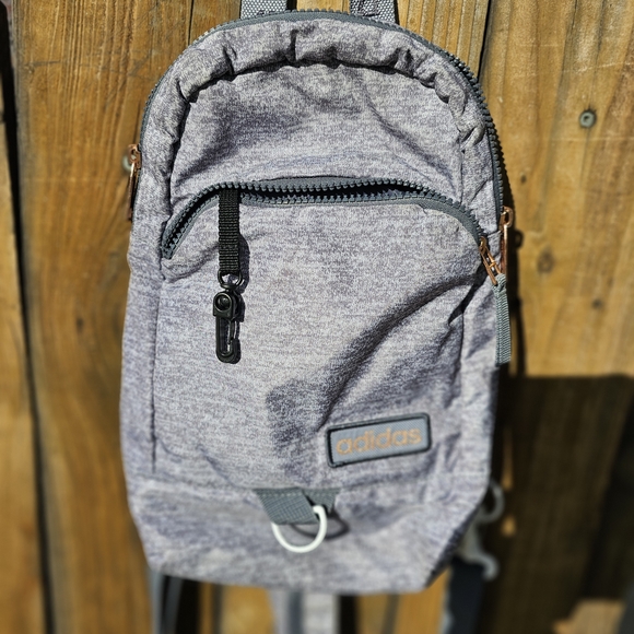 Adidas Gray Men's Backpack - Picture 1 of 3
